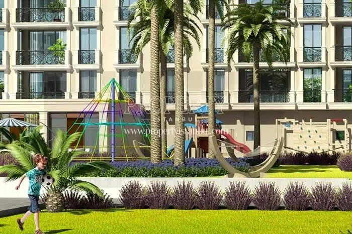 Playground for children in the Port Life Tuzla compound