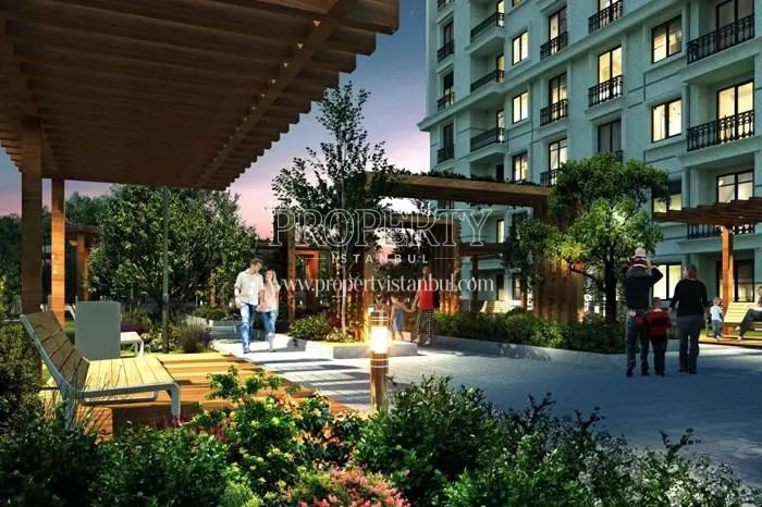 Portre Metro residents walking in the compound