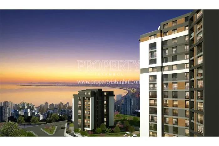 The sea view from the Portre Pendik project
