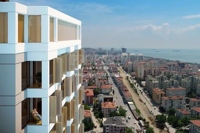 The sea and land view from the Prava Kartal apartments