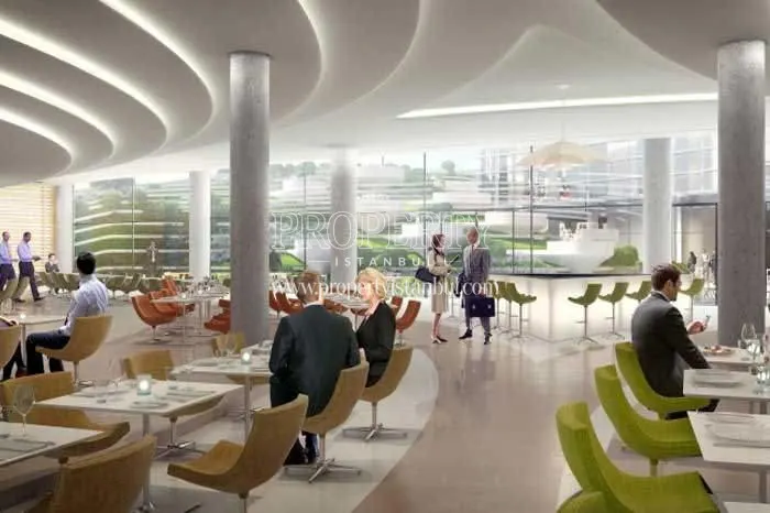 The restaurant in Premier Kampus Ofis