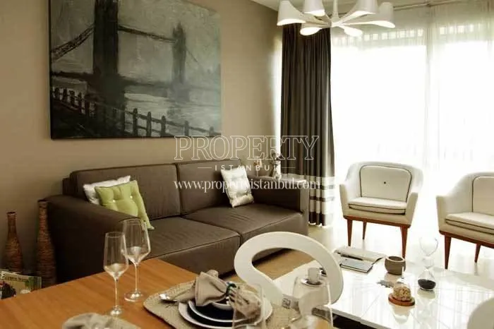 One of the living rooms in Prime Suites
