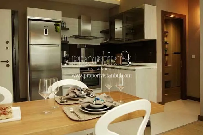 One of the kitchens in Prime Suites