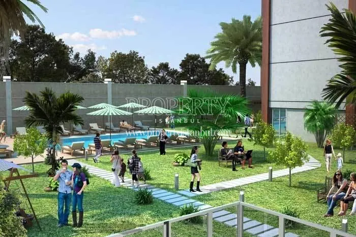 Verdant garden in Prime Suites