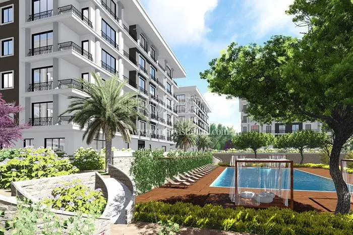 Outdoor swimming pool in the Prince Homes compound