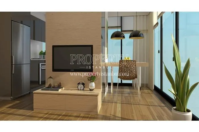 Small kitchen in one of the apartments in Propa Plus Residence