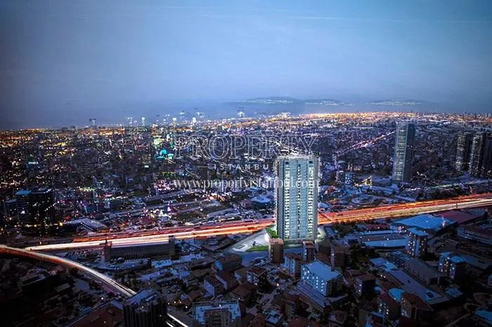 Propa Vista building at night