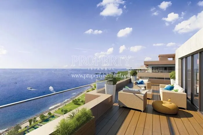 Viewing terrace in the penthouse in Pruva 34