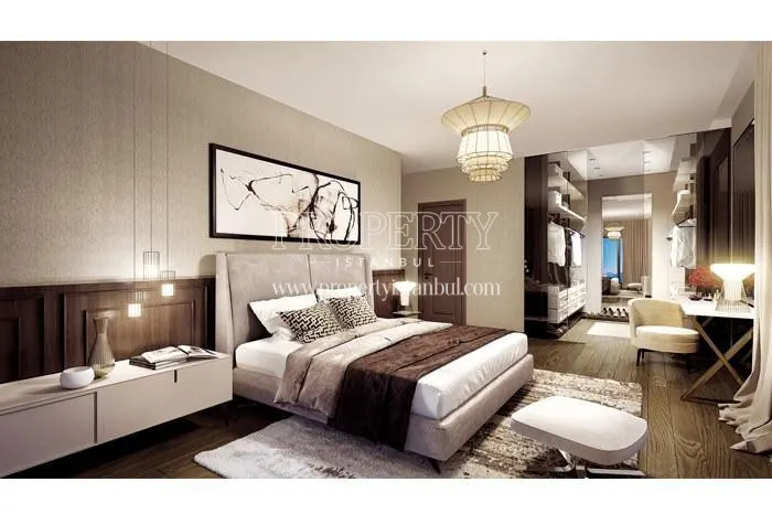 One of the master bedrooms in Pruva 34