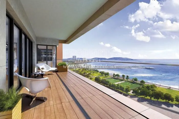 Sea view from one of the apartments in Pruva 34