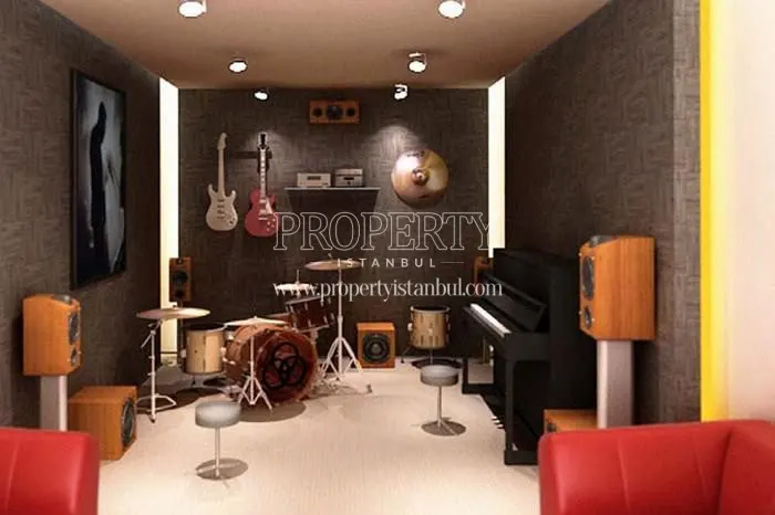 Music room in Q Studio Esentepe