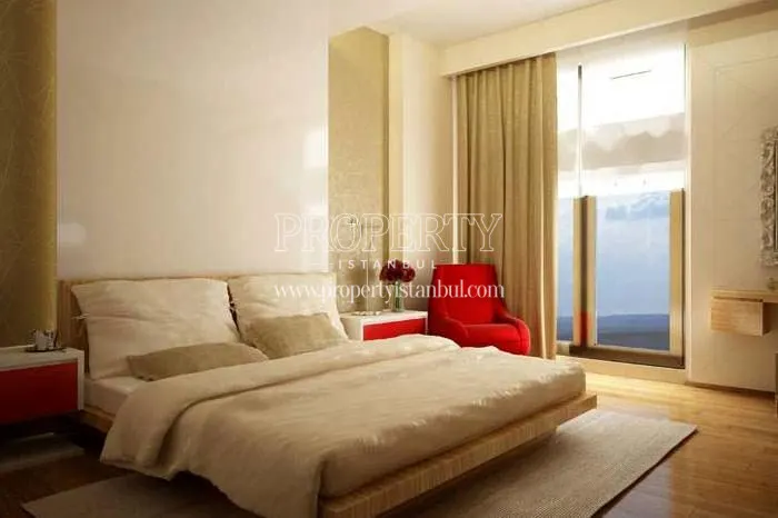 One of the master bedrooms in Quant Residence