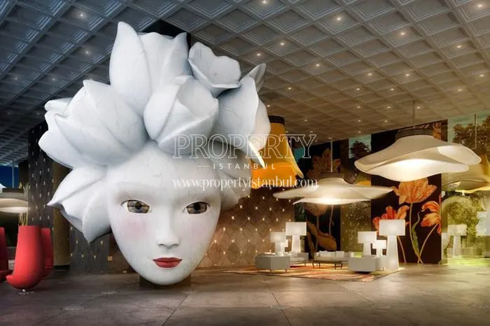 The lobby of Quasar Istanbul