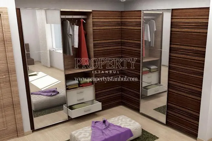 A bedroom in Real Istanbul Residence