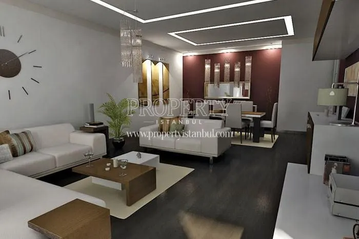 A living room in Real Istanbul Residence