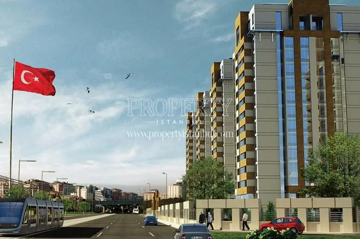 Real Istanbul Residence compound from the outside
