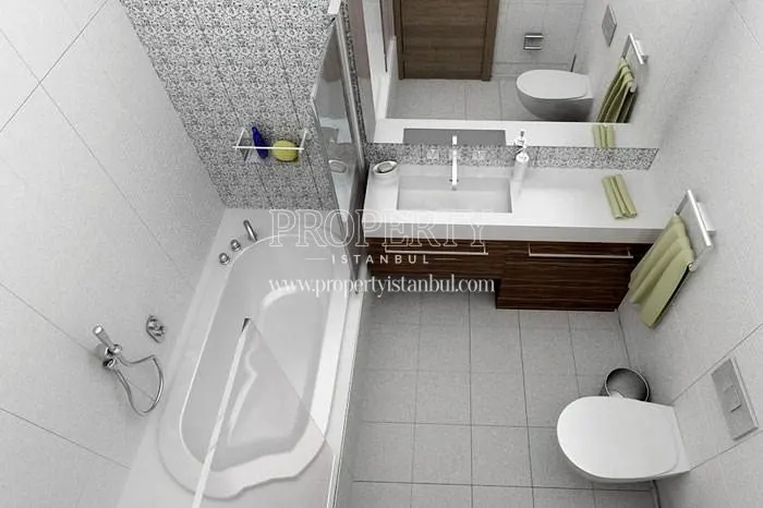 A bathroom in Real Istanbul Residence