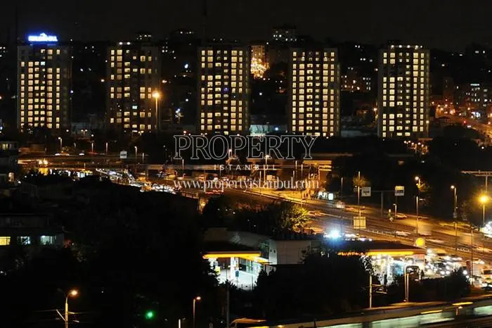 Real Istanbul Residence blocks at night