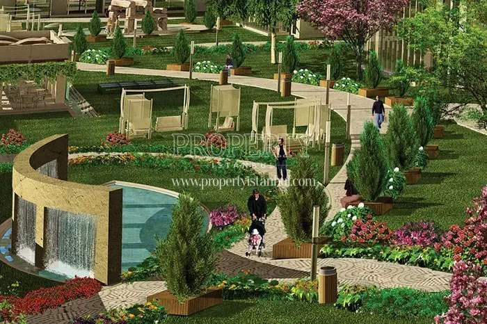 Real Istanbul Residence botanic garden