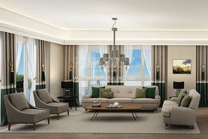 One of the living rooms in Referans Bahcesehir
