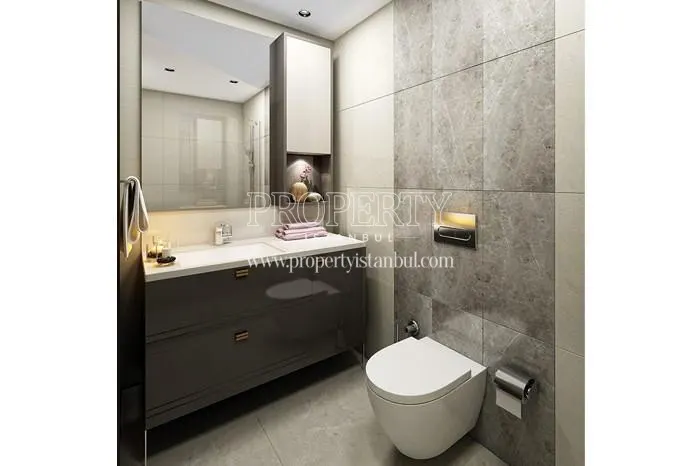One of the bathrooms in Referans Bahcesehir