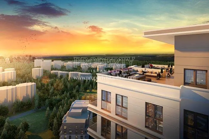 The viewing terrace in Referans Bahcesehir