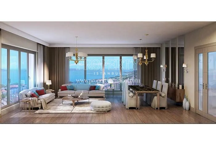 One of the living rooms in Referans Kartal Kordonboyu