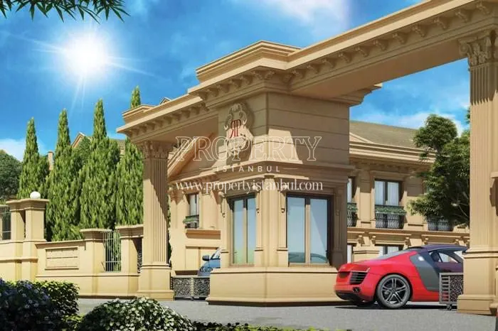 The entrance of Renaissance Palace
