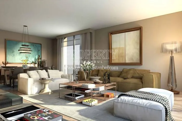 One of the living rooms in Resim Istanbul