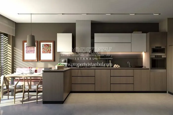 One of the kitchens in Resim Istanbul homes