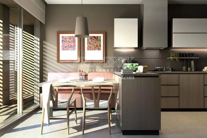 One of the kitchens in Resim Istanbul homes