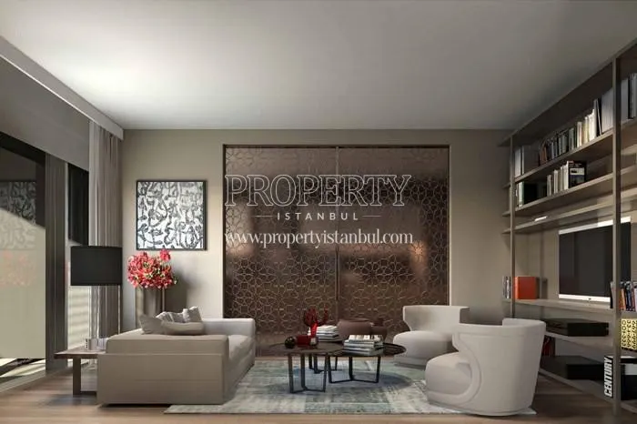 One of the living rooms in Resim Istanbul