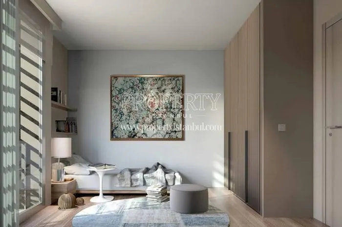 One of the bedrooms in Resim Istanbul