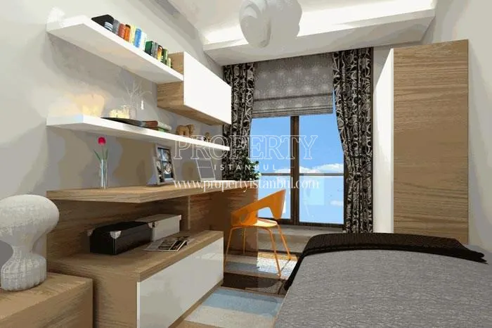 One of the bedrooms in Revoist Evleri