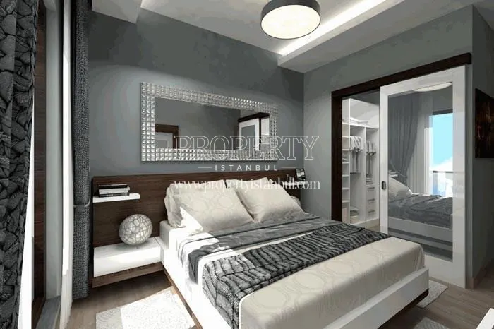 One of the bedrooms in Revoist Evleri