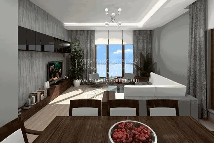 One of the living rooms in Revoist Evleri