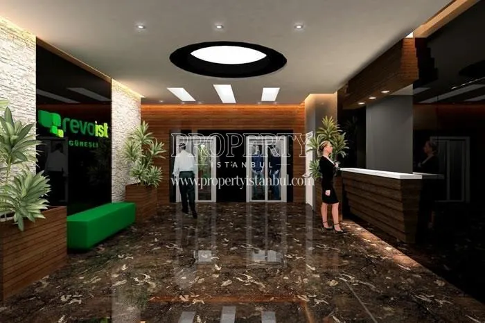 The lobby in Revoist Evleri