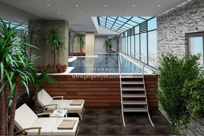 Indoor swimming pool in Revoist Evleri
