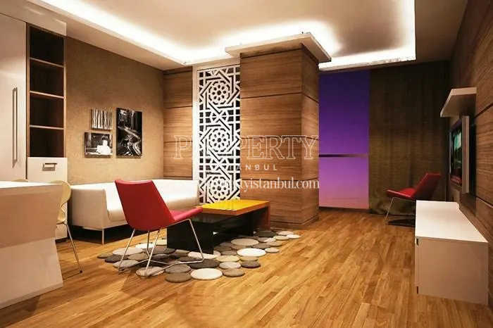 One of the living rooms in Rose Garden Gurpinar