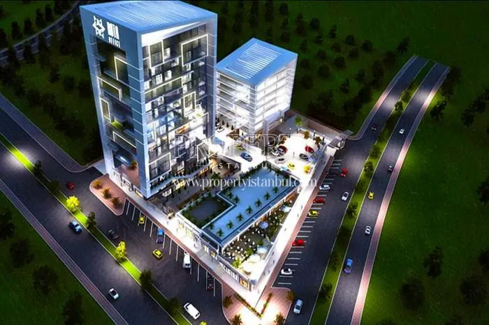Rota Office view from above at night