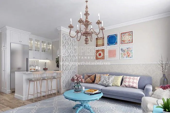 Small open kitchen in Rotamavi Kartal