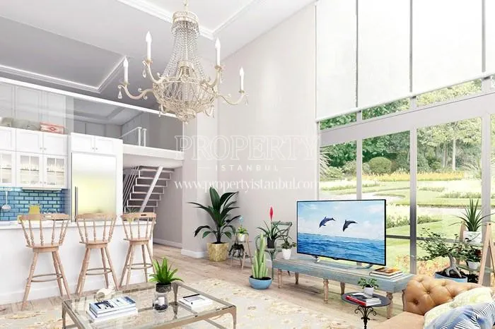 Small duplex flat in Rotamavi Kartal
