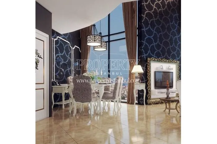 One of the luxury flats in Rotana Istanbul
