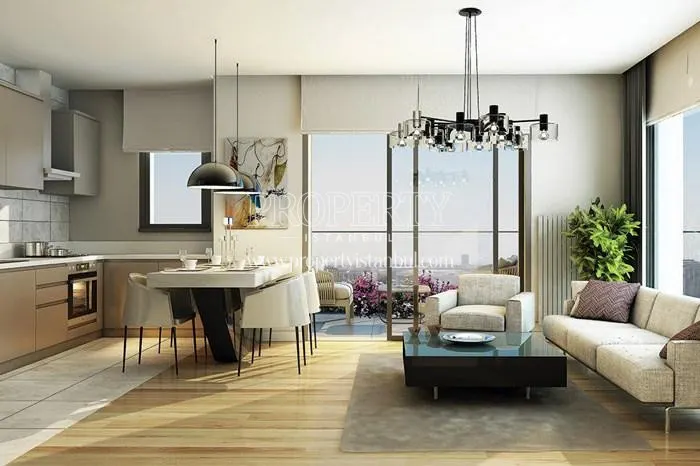 One of the living rooms in Route Istanbul