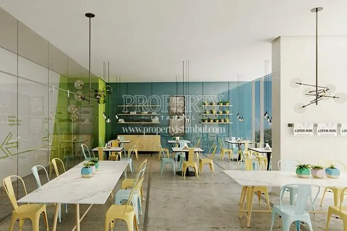 The cafe in Roya Nova Rezidans