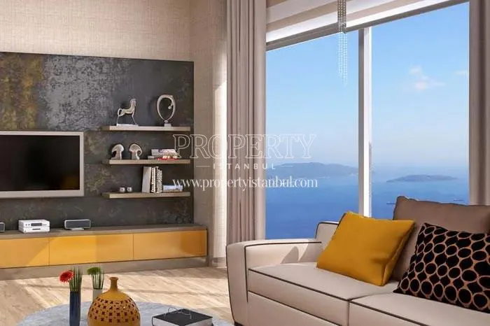 One of the bedrooms in Royal Garden Kartal