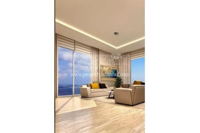One of the living rooms in Royal Garden Kartal