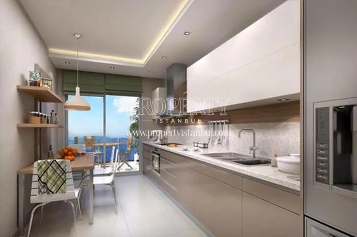 One of the kitchens in Royal Garden Kartal
