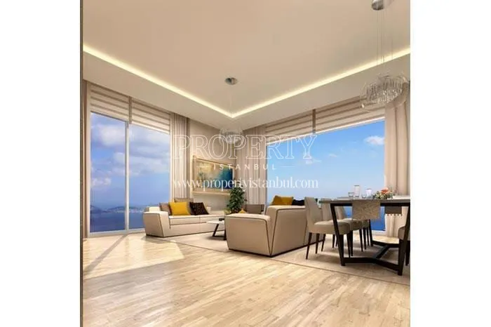 One of the bedrooms in Royal Garden Kartal