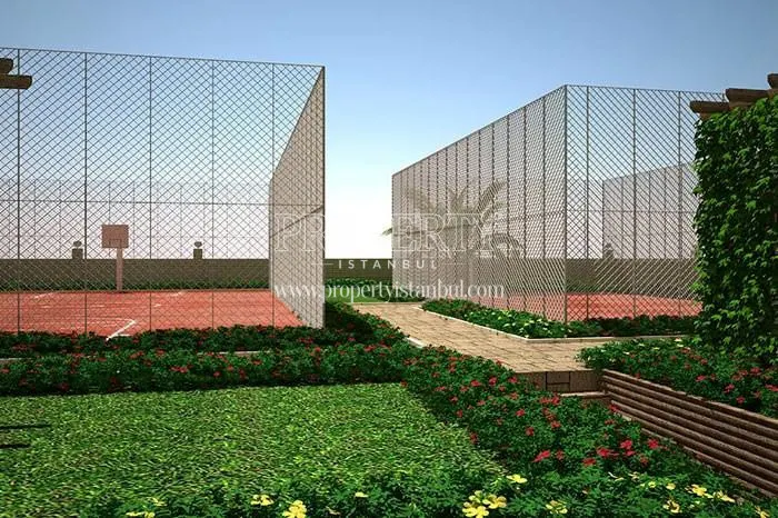 Sports fields in the Ruya Prestij Residence complex
